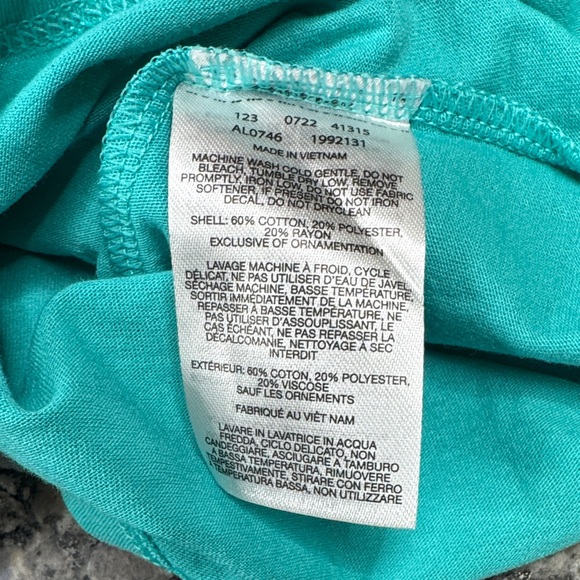 Columbia Women's Aqua Short Sleeve Tee NWT S - Picture 10 of 10